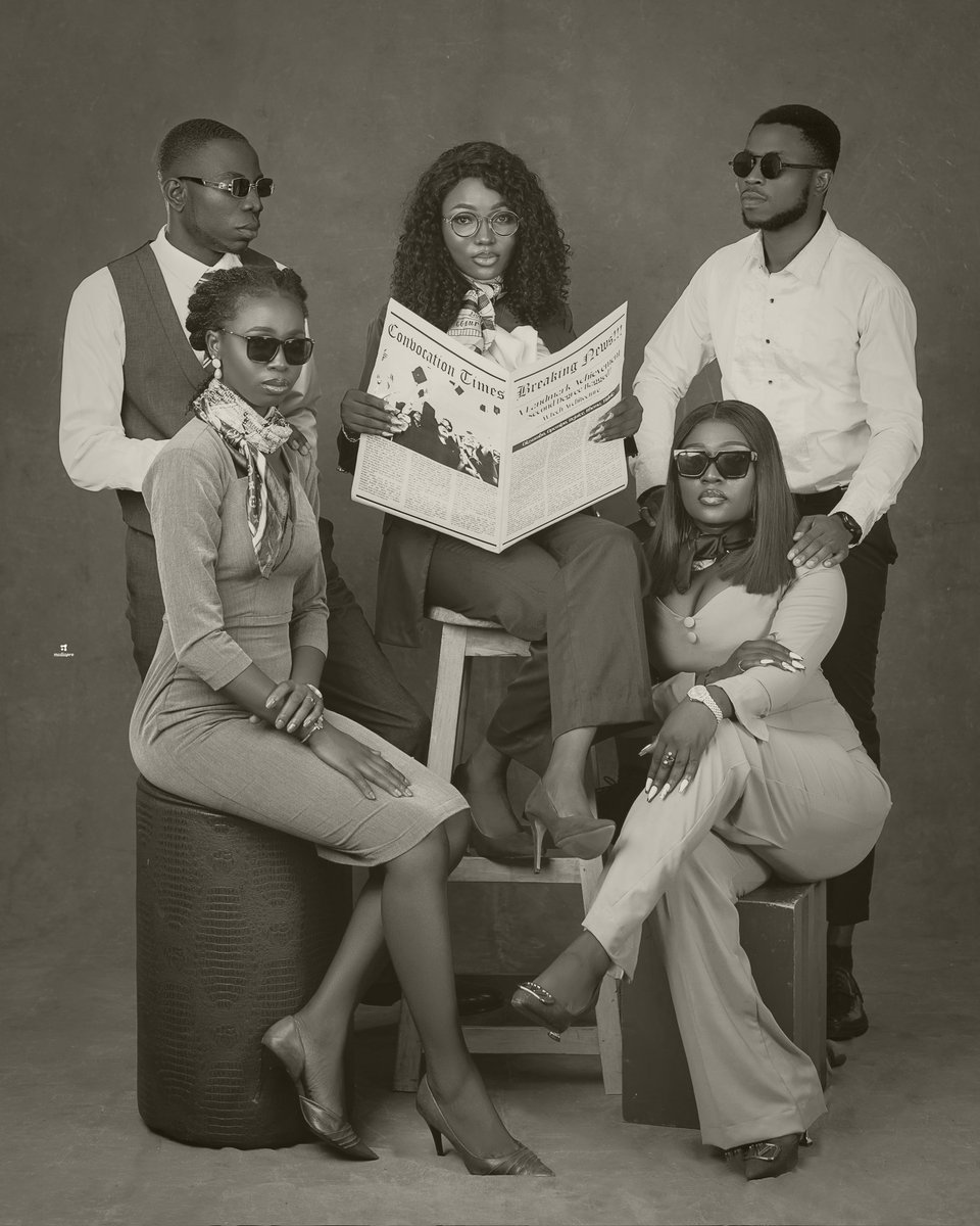 Titipyaar's tweet photo. Pulled up with the baddest crew.... MTech in the bag๐
#Futa33rdConvocation #futa https://t.co/2c7yD0Jrbq