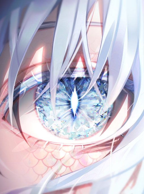 「eyelashes reflection」 illustration images(Latest)