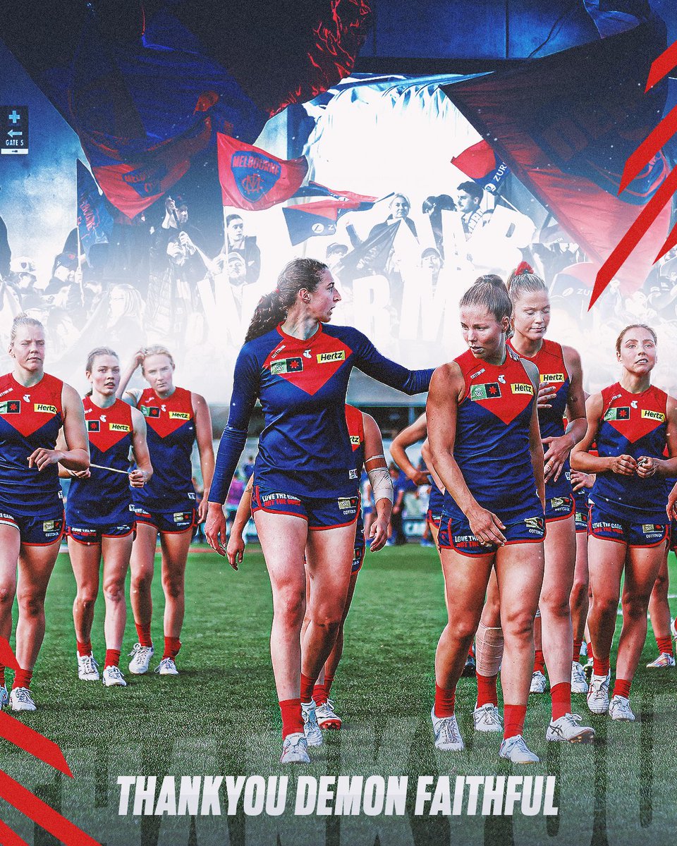 Melbourne AFLW tweet media
