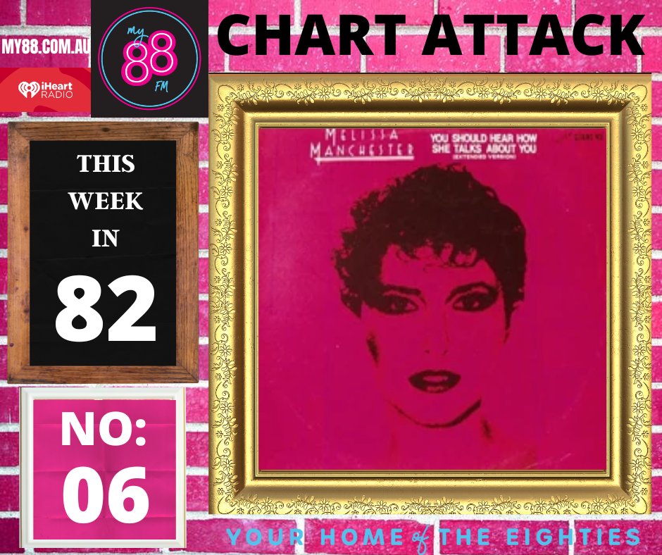 #ChartAttack on @My88_FM: Aussie Top 20 from this week in 1982:
6: You Should Hear How She Talks About You #MelissaManchester 
Tune!!! I know she hated it, but glad everyone else seemed to love it.