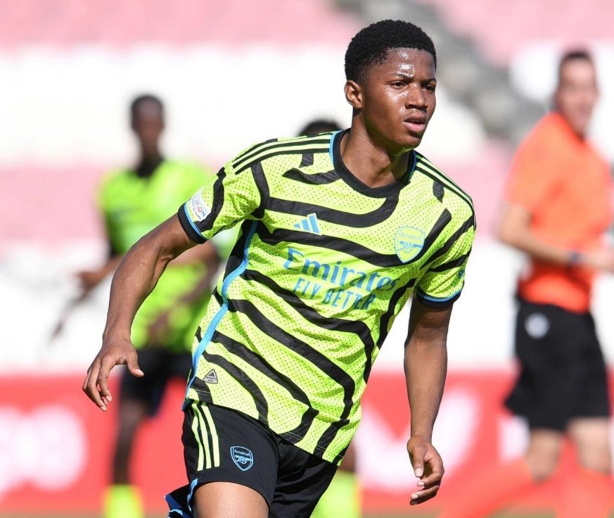 AFC_Chlo's tweet image. Chido Obi-Martin ⚡️

• 15 years old
• played for Arsenals U16s vs Liverpool
• 14-3 win away
• 10 goals scored by him

⚽️⚽️⚽️⚽️⚽️⚽️⚽️⚽️⚽️⚽️

info - @jeorgebird