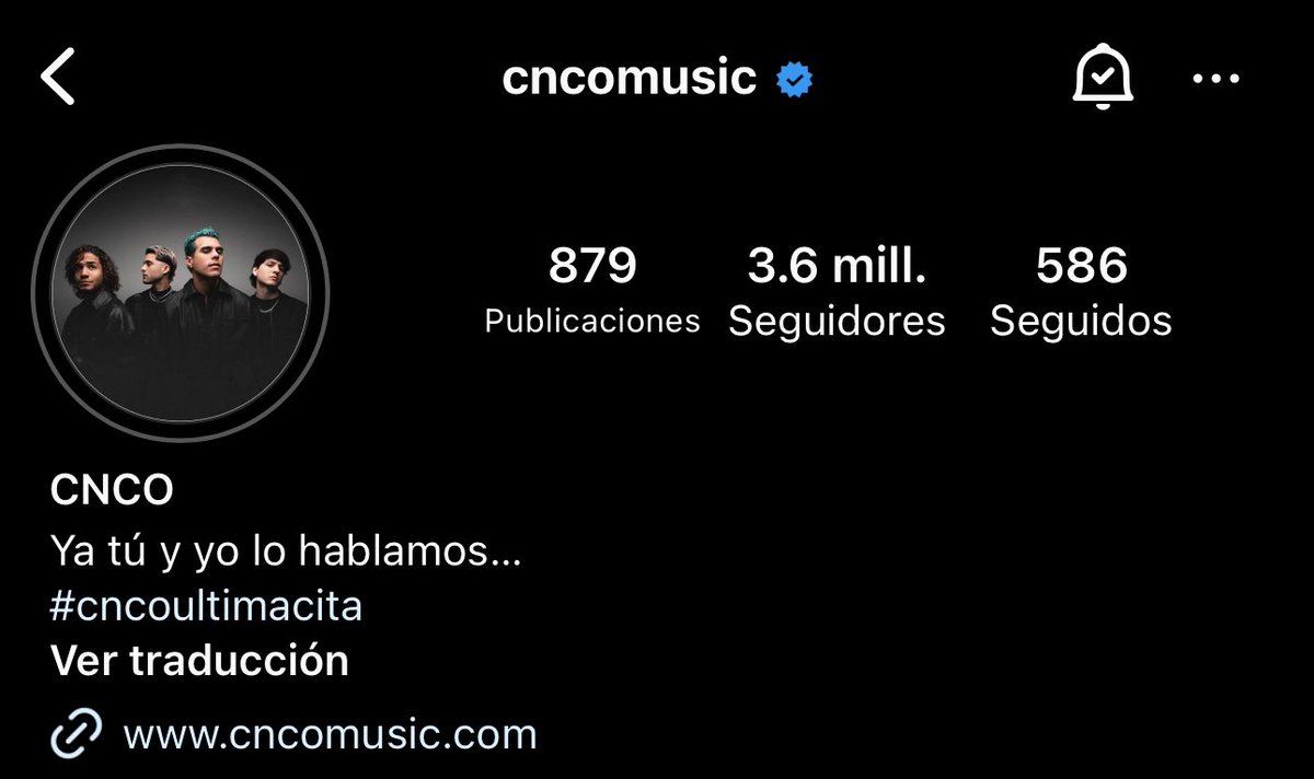 Inicios de CNCO      //      Fin de CNCO