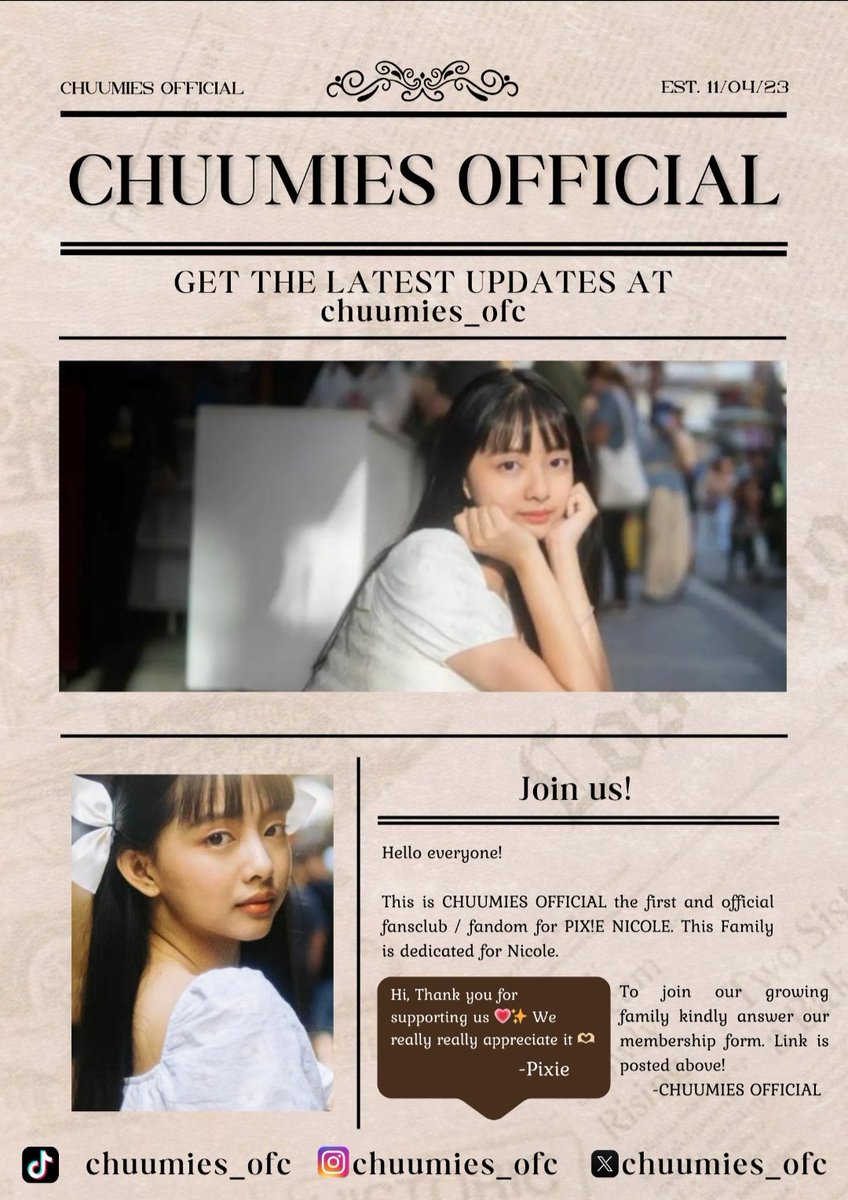Nicole Chuumies Official tweet media
