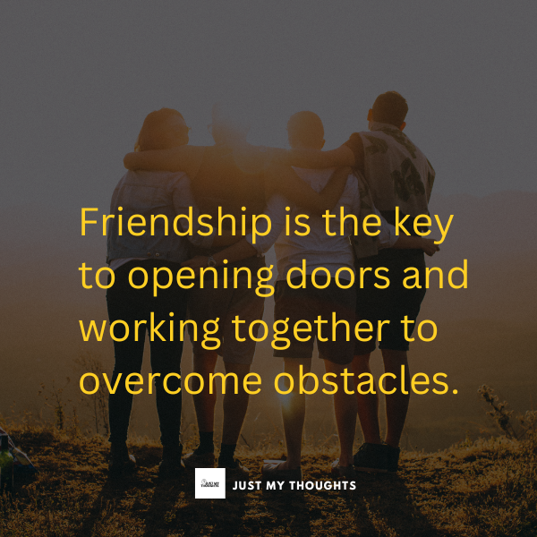 thoughts2785's tweet photo. Friendship unlocks doors, turns obstacles into triumphs—strength in unity. 🤝💪
#FriendshipStrength #UnityTriumphs #UnlockingDoorsTogether #CompanionshipJourney #ObstaclesToOpportunities https://t.co/XwcBYmT1xK