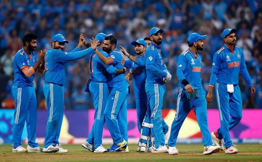 Today, as the Indian team walks on the field, nostalgia hits home. It's your day, cherish the moment, savour the present, express yourselves freely. It’s the final push. Go, India! Make us proud 🇮🇳 #TeamIndia #CWC23 #MeninBlue