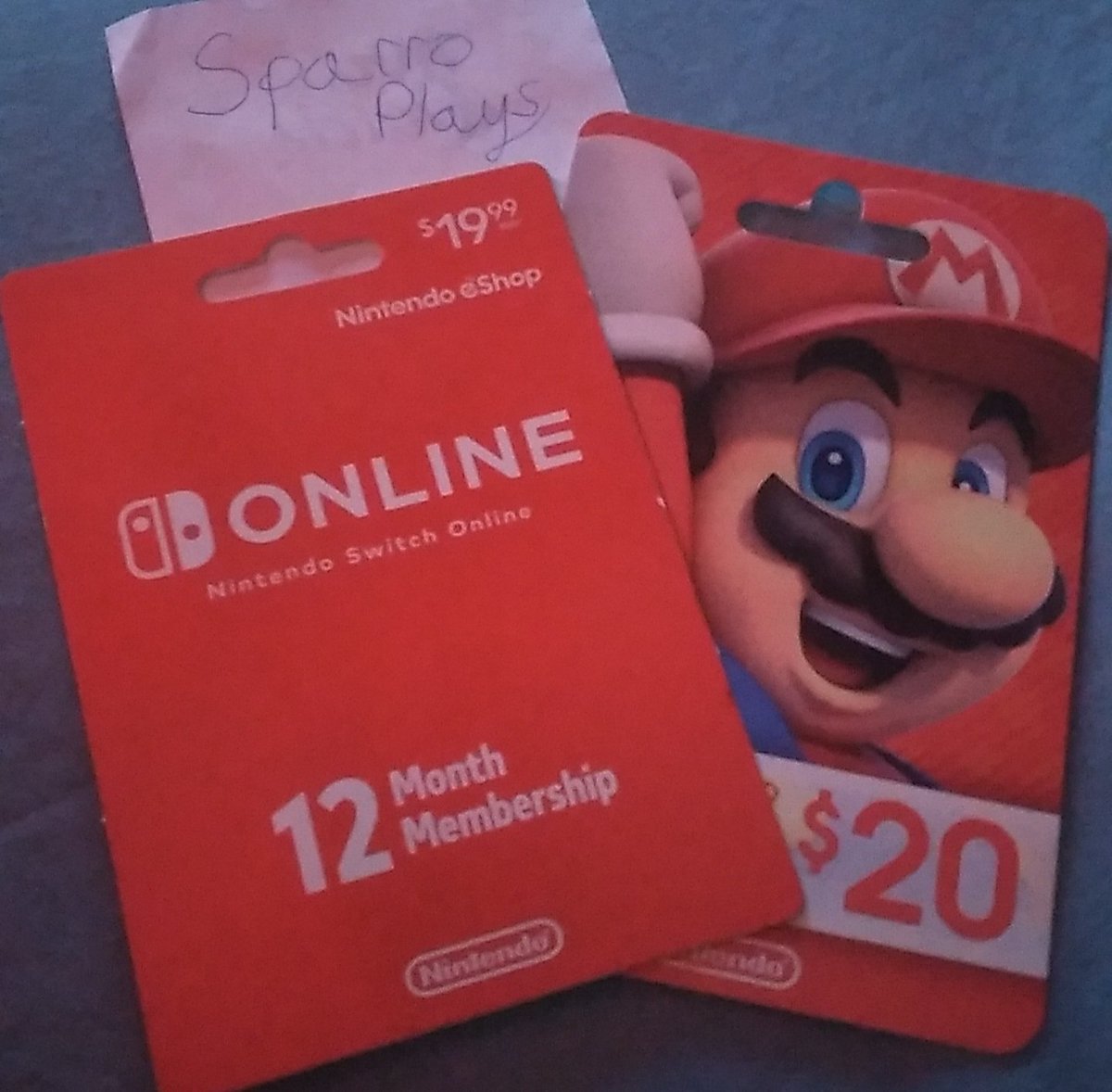 Figured I'd condense down to make it an easy to read thing. x1- 20$ eShop code x1- 1 year Switch Online • Follow SparroPlays on Twitter & Twitch •Run '!giveaway' in my twitch chat (ONLY DO ONCE!) ❤ + ♻️ appreciated (not rq) #Giveaway #NintendoSwitchOnline #eshop #WorldCup2023