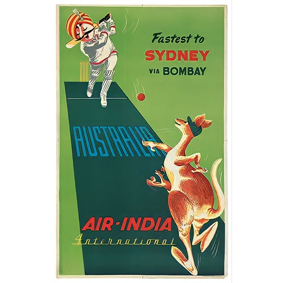 Bitanko_Biswas's tweet photo. Air India Maharaja hitting the Aussie Kangaroo for a six 😀
ALL THE BEST TO TEAM INDIA FOR THE CRICKET WORLD CUP FINAL AGAINST AUSTRALIA!✌️
#BleedBlue 🇮🇳💙🇮🇳 https://t.co/tLNpb8MxYV