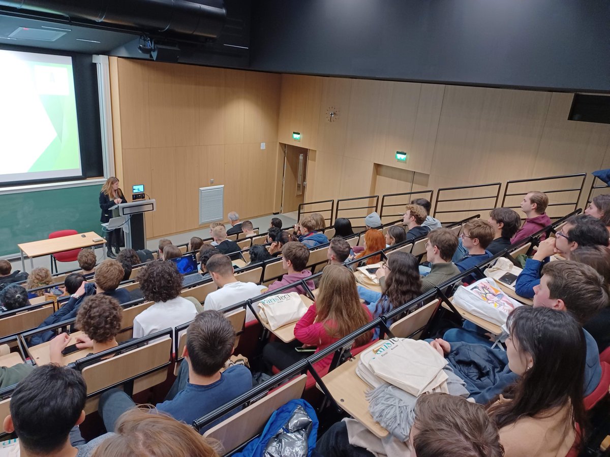 ParisTech_News's tweet photo. The #ATHENSweek is starting!
Almost 250 students from all #European partners were present for the welcome session in the brand-new amphitheatre at @Mines_Paris
✅ studying
✅ discovering a new way to learn combining theory & praxis
✅ discovering Paris
✅ meeting students https://t.co/9NhqlSnJml