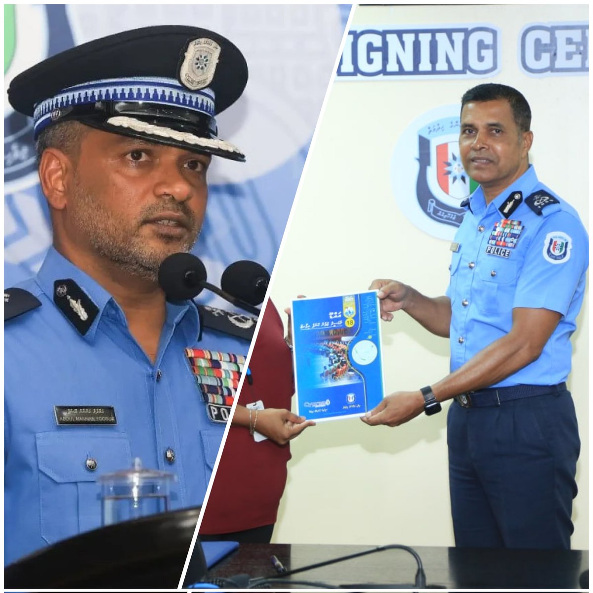 New President Day 2
Corrupt 2 vagun adhives police ge iss magaamuga 
1. Polco flat thakun cut nagaigen hulhumale in bin ganefa huri vagu mannan adhives CP kamuga.
2. Feydhoo finolhu resort hadhan dheegen eygen 1.5 million rf cut ge gothuga nagaafa <a href="/MMuizzu/">Dr Mohamed Muizzu</a> <a href="/a_usham/">Ahmed Usham</a> <a href="/ihusaan007/">Ihusaan Hussain</a>