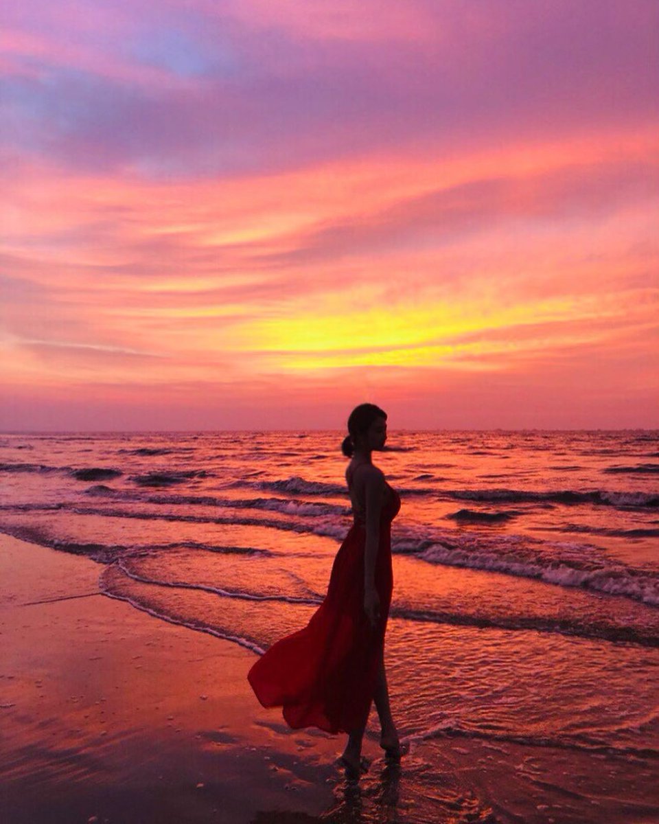 The sunset was merely a flush of rose on a dome of silver.