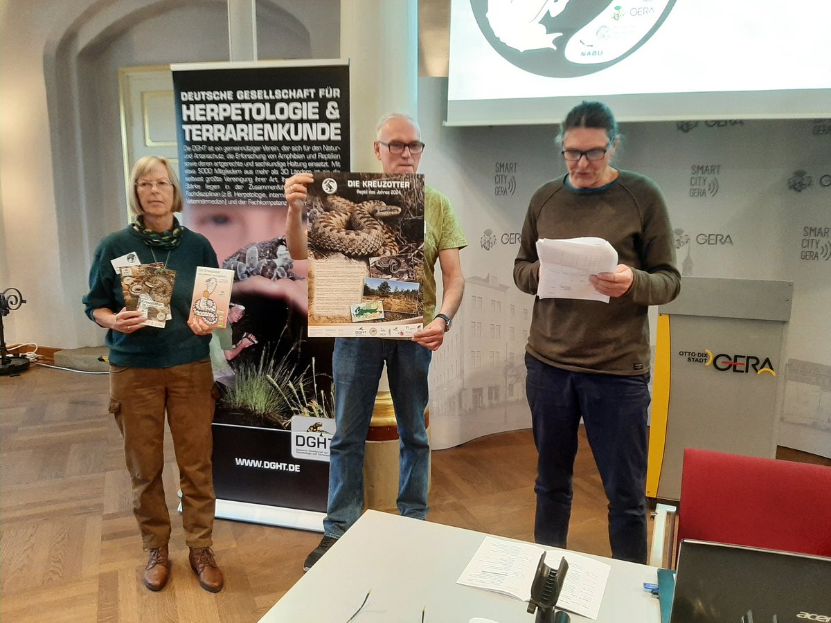 Die Kreuzotter ist das Reptil des Jahres 2024.
Gestern wurde auf der Tagung der DGHT AG Feldherpetologie und Artenschutz die Kreuzotter zum Reptil des Jahres 2024 ernannt.