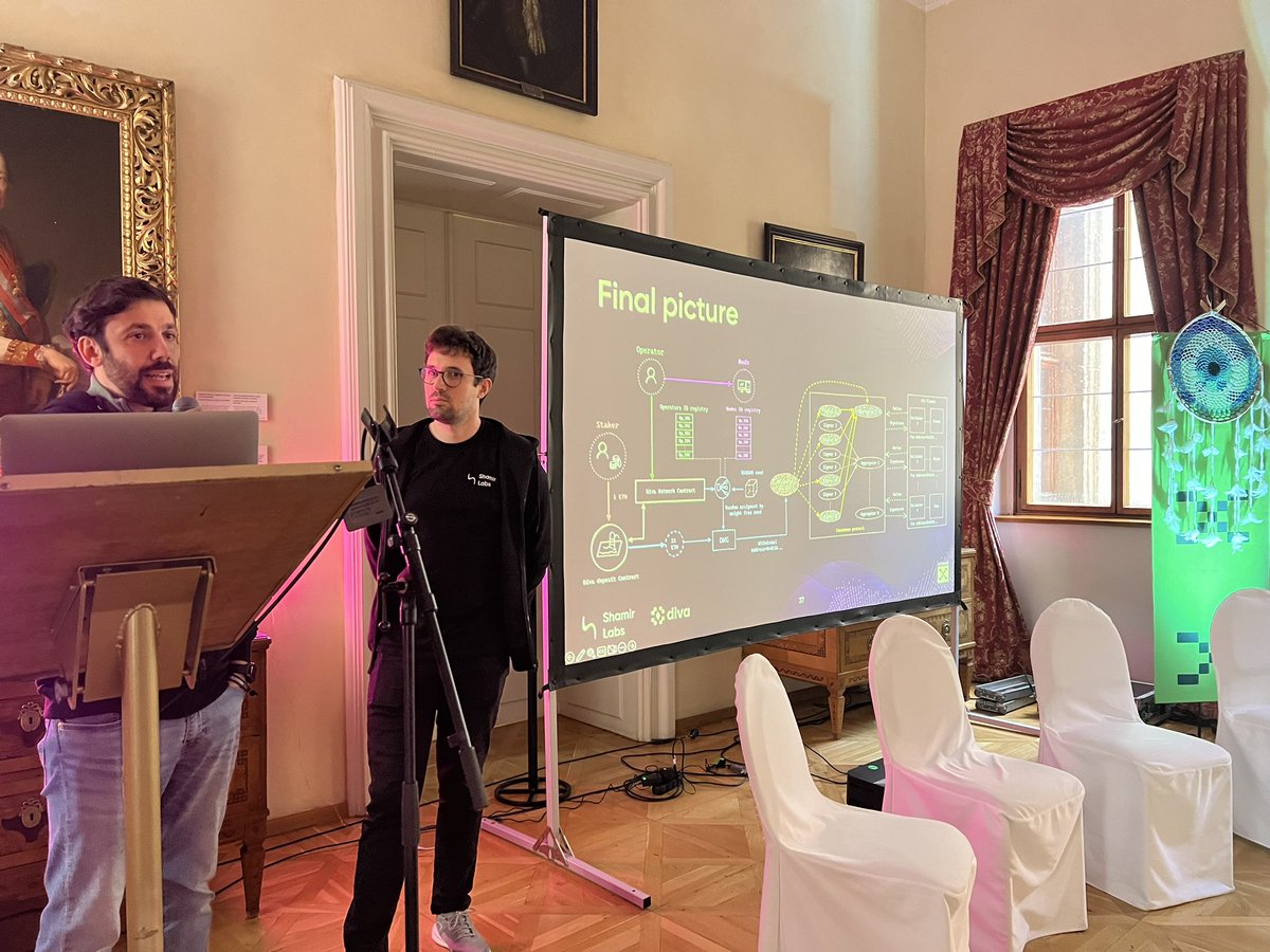 Shannon Ewing (@shannonewing) on Twitter photo “We need more inclusivity / decentralization in liquid staking.”
<a href="/divastaking/">Diva Staking</a> <a href="/shamirlabs/">Shamir Labs</a>
@ETH_dreamworld <a href="/EthPrague/">ETHPrague</a> “We need more inclusivity / decentralization in liquid staking.”
<a href="/divastaking/">Diva Staking</a> <a href="/shamirlabs/">Shamir Labs</a>
@ETH_dreamworld <a href="/EthPrague/">ETHPrague</a>