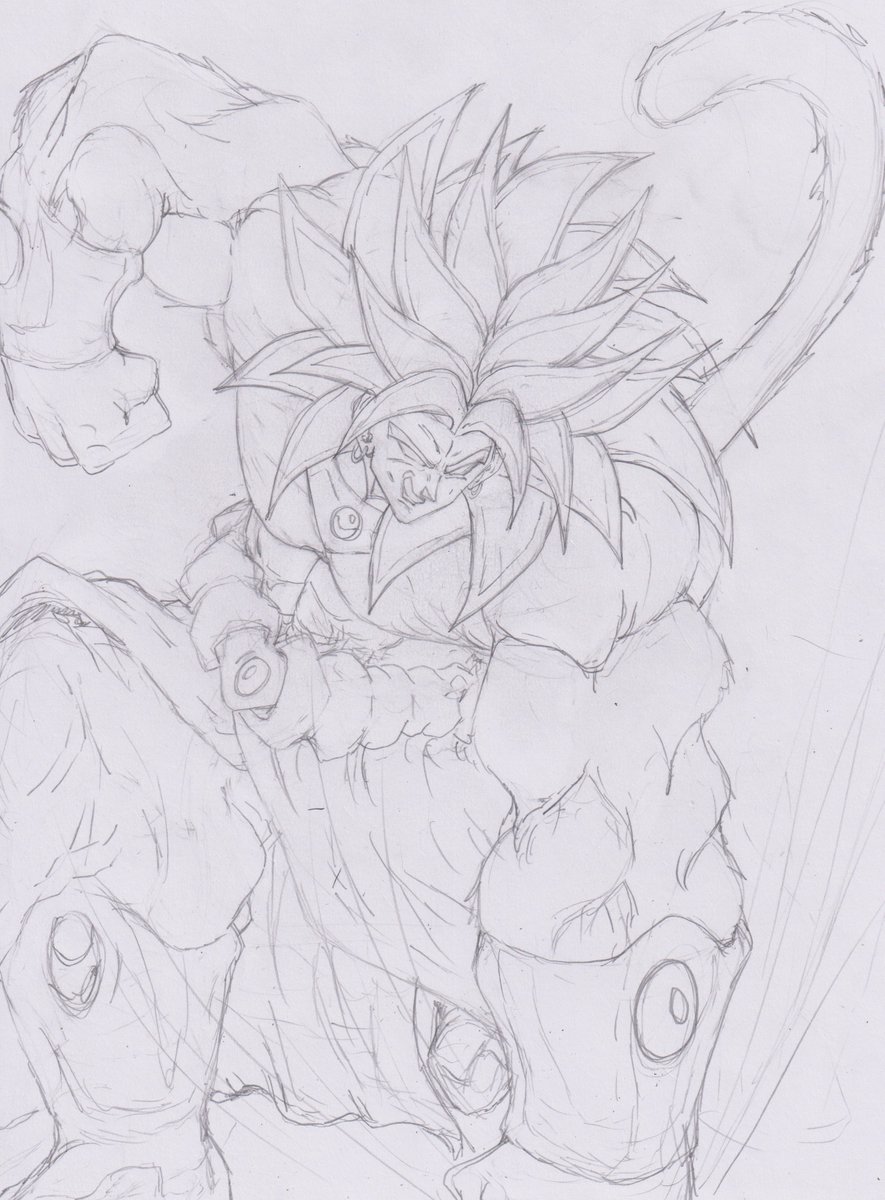 MostWanted_Art's tweet photo. #SDBH #13周年 #dokkan SSj4 (Super Saiyan 4) Broly Limit breaker Drawing of Dokkan art  

#HeroesAgenda https://t.co/22CnQRk5oi