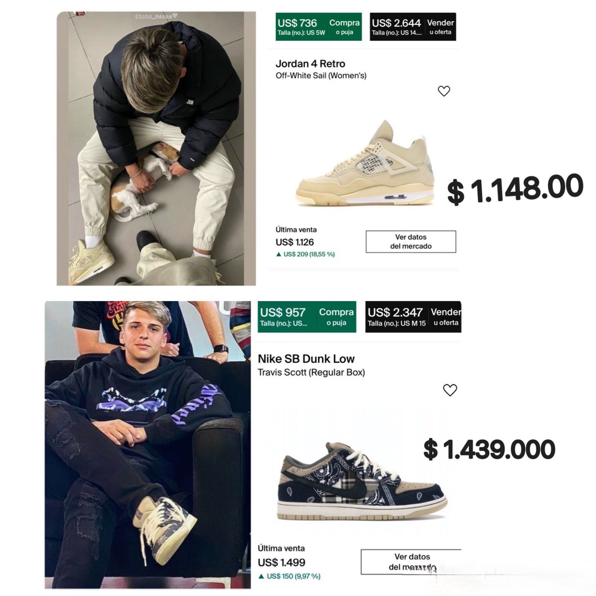¿Cómo vas a votar al tipo cuyo hijo usa zapatillas de 1 millón y medio de pesos, mientras 6 de cada 10 chicos argentinos son pobres?
#EleccionesArgentina2023