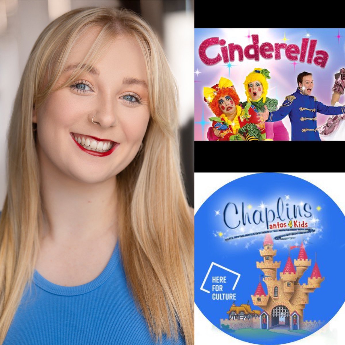 MaceyBennett1's tweet photo. So excited to announce I’ll be on Tour with @ChaplinsPantos in Cinderella this Christmas! Incredibly grateful for this opportunity and thank you @LeedsDrama for all the support 🤯❤️ https://t.co/xwEWhRaq7d
