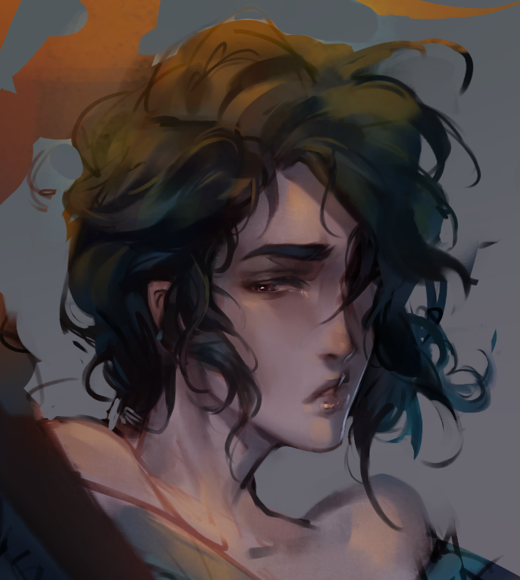 literally got out of bed and turned my pc back on to start drawing hwei,, I'm so tired but I'm also obsessed forever 

#LeagueOfLegendsFanArt #Hwei