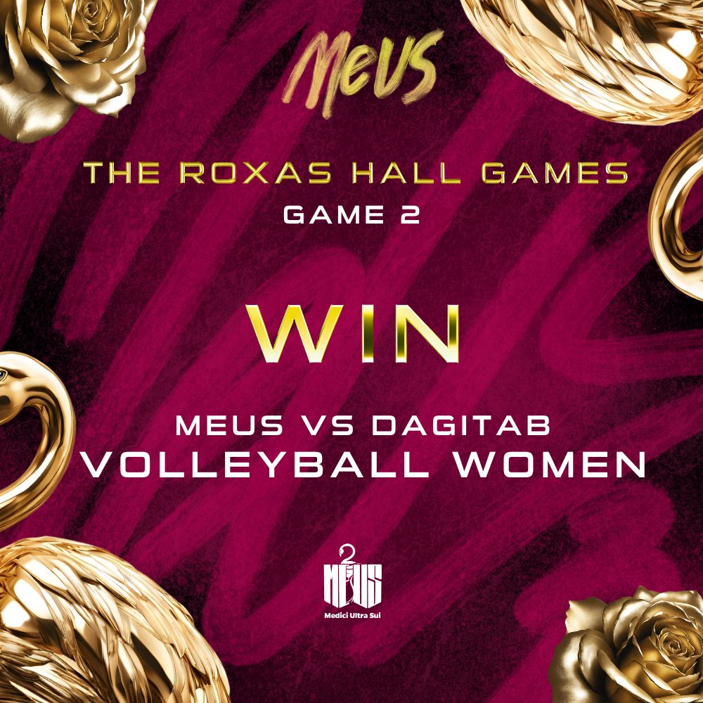 MeUS_2027's tweet photo. The MeUSes are all proud of you! 💗
Next to slay: Mod 4 and Block IV Exams 🫡

#MediciUltraSui
#RoxasHallGames
#Hinampang2023 https://t.co/RabyhcQ5kw