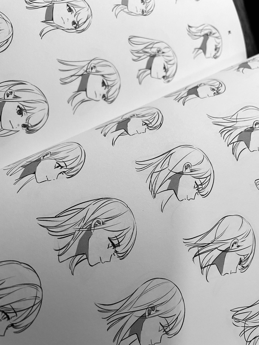 お知らせ】 「360度アングル顔の描き分け」にて表紙イラスト