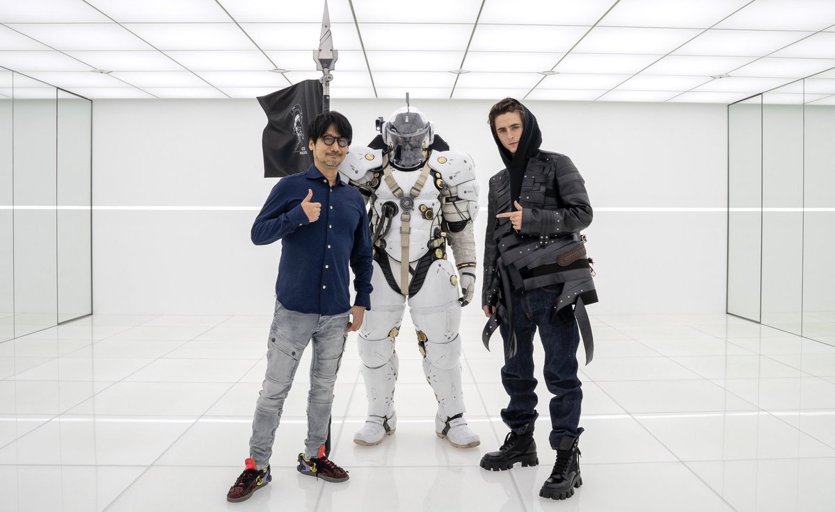 HIDEO_KOJIMA_EN's tweet photo. With Timothée. https://t.co/pmTmw49XzR