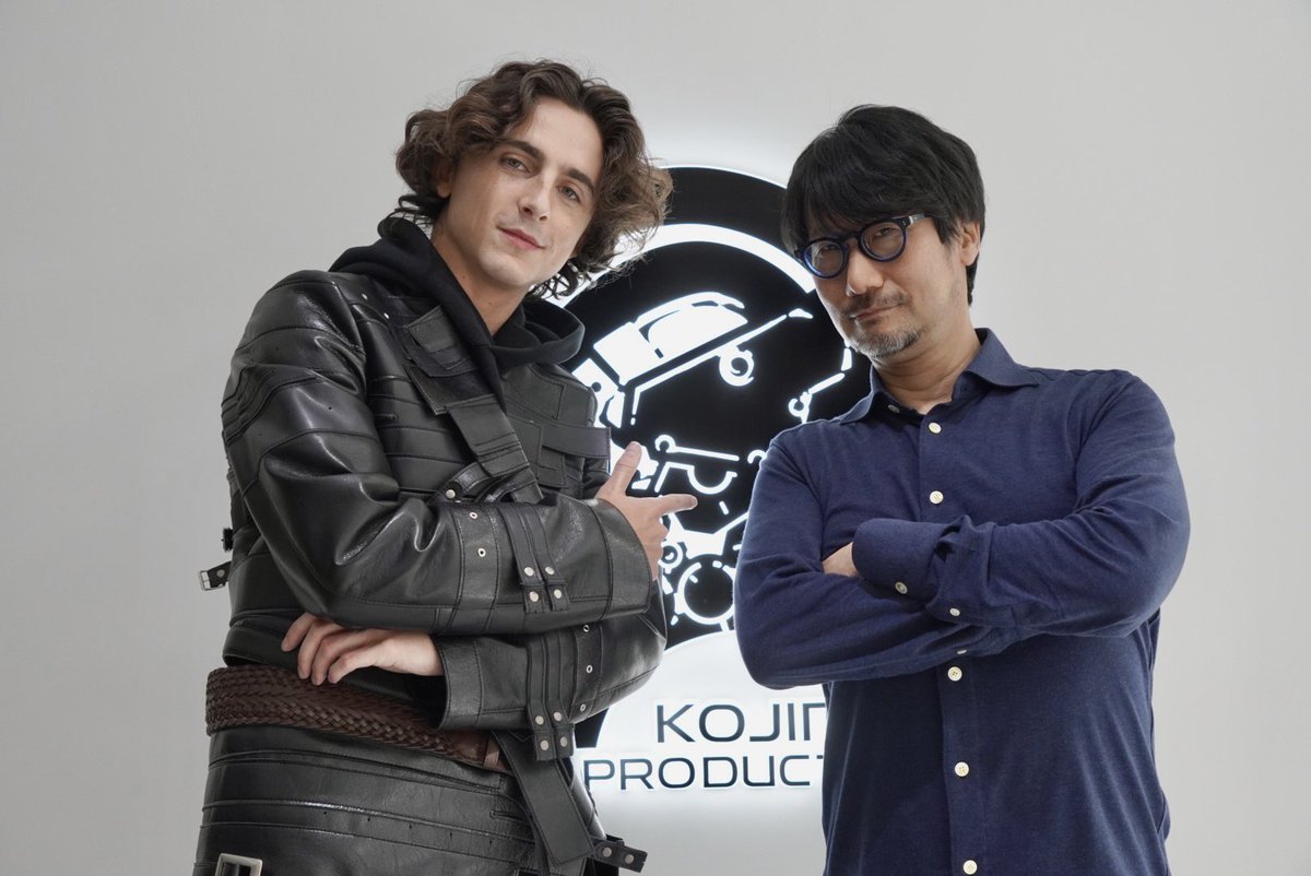 HIDEO_KOJIMA_EN's tweet photo. With Timothée. https://t.co/pmTmw49XzR