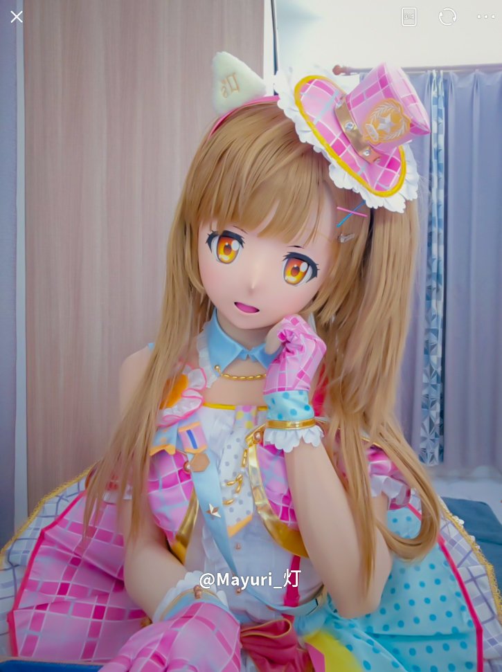 MSC_Mayuri's tweet photo. 新衣服（•8•）
头壳： @RAIGEKI_Li 
#kigurumi #lovelive https://t.co/G0v4m2C5R1