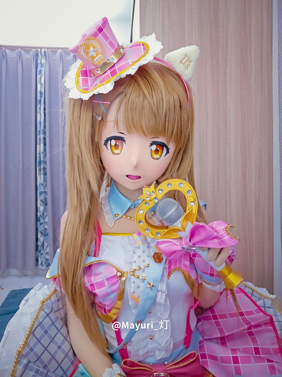 MSC_Mayuri's tweet photo. 新衣服（•8•）
头壳： @RAIGEKI_Li 
#kigurumi #lovelive https://t.co/G0v4m2C5R1