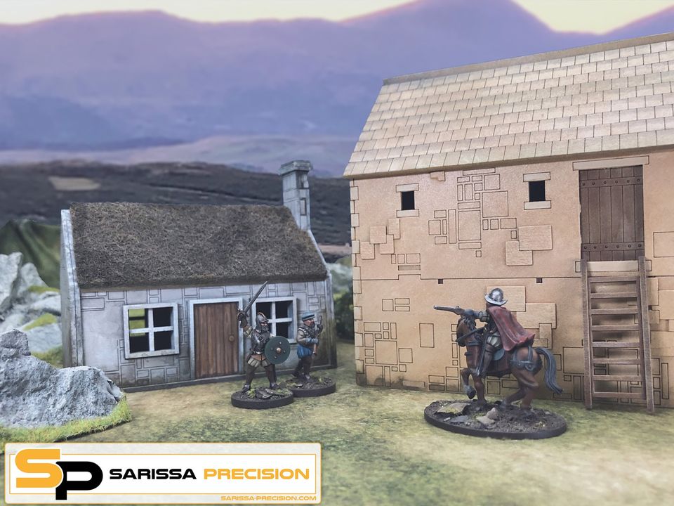 SarissaPrec's tweet photo. Are you up for some Highland Border Skirmishing? Head back to the 16th century with #flagsofwar and build your #borderreiver family, whilst we see you right with your new Bastle House ⚔️
https://t.co/9OxSF9krZ4
#awesomeinmdf #sarissaprecision #bastlehouse #mdfterrain #mdfscenery https://t.co/5uez0mN6RN