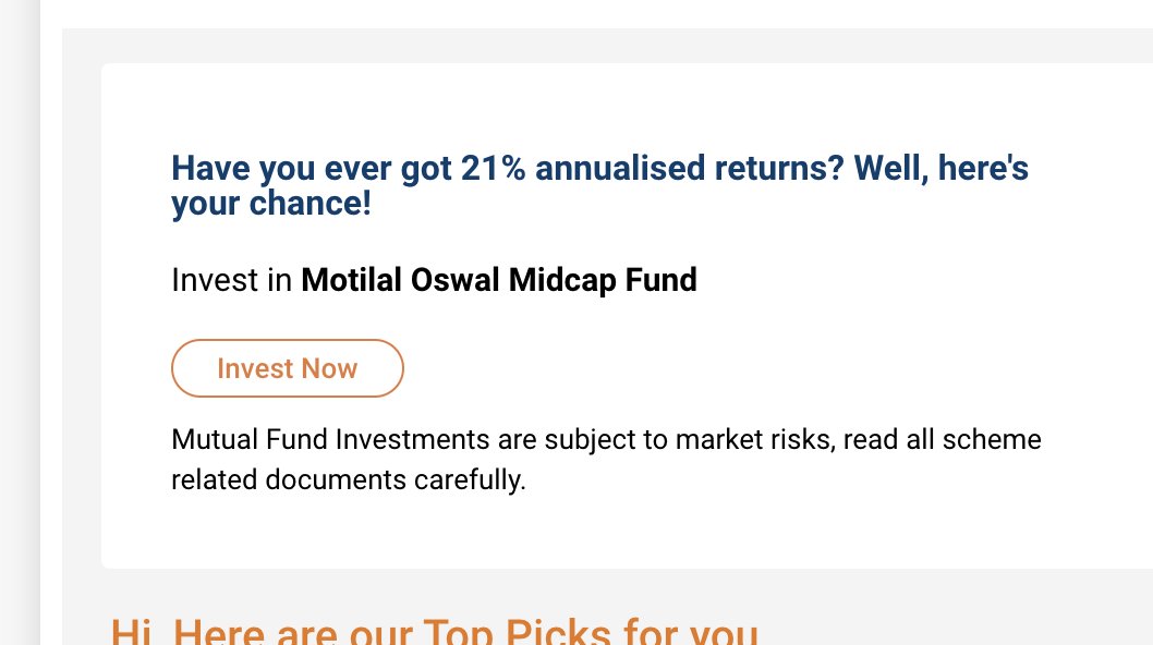 MashraniVivek's tweet photo. Gross mis-selling by MF distributors like @ICICI_Direct ?

Read this.....isn't it looking like promising 21% returns in future as well?

How can regulator allow all this?

Retweet if you think it's not right way to sell MFs....

@MotilalOswalLtd @MotilalOswalAMC https://t.co/w8rKD9cOK1