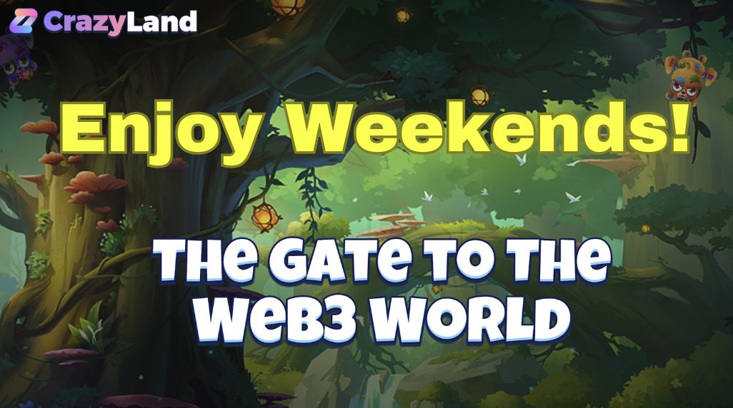 🌟 It's Weekend time at Crazyland! 🎮 

Gather your fellow gamers, explore new adventures, and make unforgettable memories. 

let's make this weekend nothing short of legendary! 🚀 

#WeekendGaming #Crazyland #Web3gaming