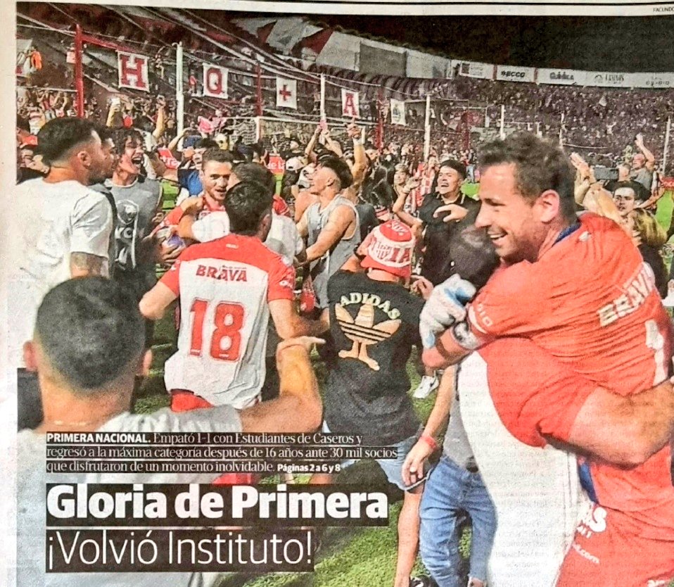 A un año de la vuelta!