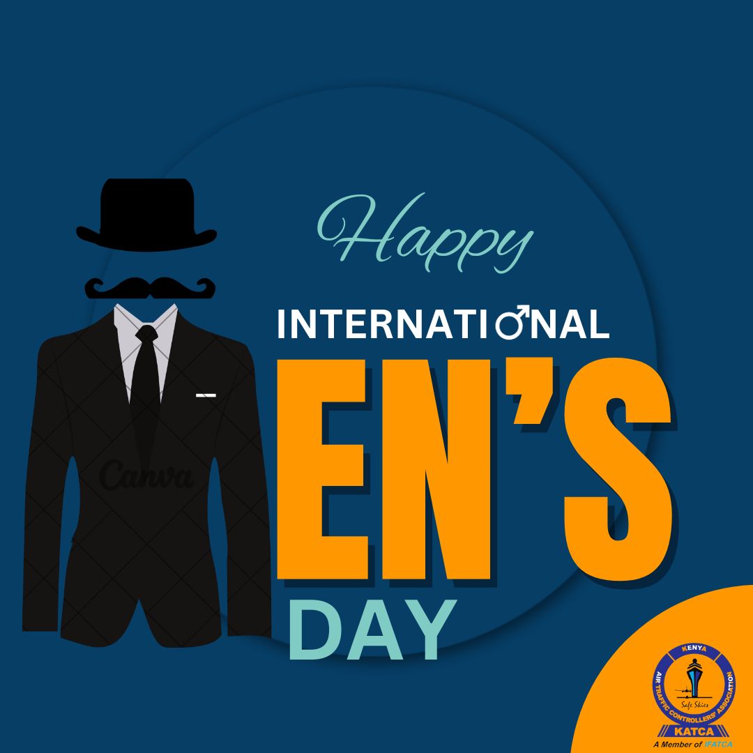 KenyanATC's tweet photo. To all the great men, happy happy day today from the men and women of the skies! 
#HappyinternationalMensDay 
#HappyMensDay 
#atc
#katca
#aviation 
#aviationdaily 
#aviationlovers 
#safeskies https://t.co/QE1cGbMoWE