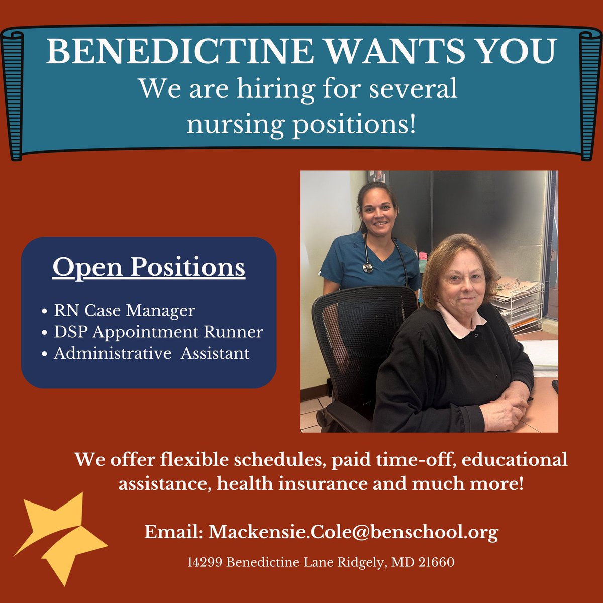 Nurses! We are hiring. Join an organization where the work you do everyday truly makes a difference in the lives of those we support! #bensupports #developmentaldisabilities #autism #mdjobs #hiring #MarylandJobs #nursingjobs #EasternShoreJobs