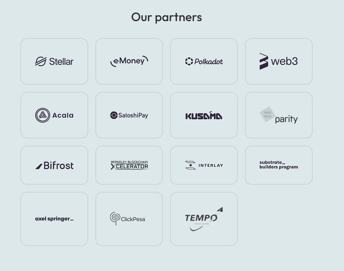 pendulum_chain's tweet image. Our list of partners is growing! If you&apos;re interested in becoming a partner and joining the Pendulum ecosystem, bridging DeFi and traditional finance, contact us today.

Learn how to become a partner🔽
pendulumchain.org/become-a-partn…