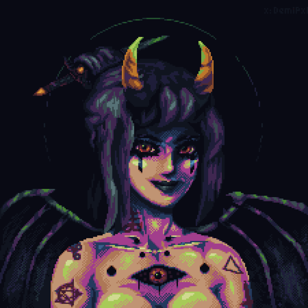 The Fallen Angel of Justice  

#pixelart #ドット絵