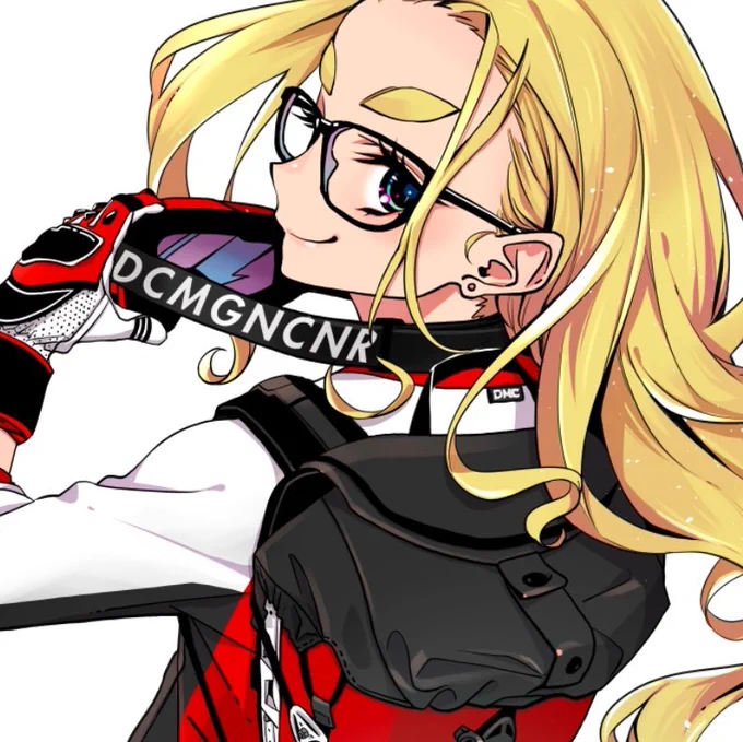 motofreaks()さんとこで描かせていただいた、でこメガネちゃんを別依頼でフルカラー化!