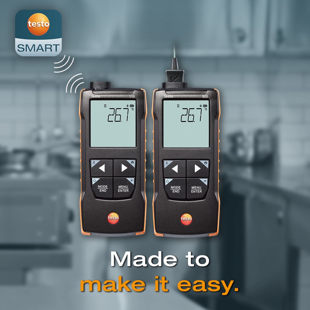 TestoLimited's tweet image. Check out our NEW compact HVAC measurement instruments including testo 925 &amp;amp; 110✅ 

Fast, precise temperature measurements🌡️ with secure data storage and document creation via the testo app. 

Full range: fcld.ly/p9wk4xz 

#temperaturemonitoring #compactclass #hvac