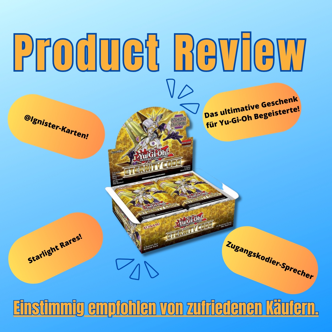 GatetotheGames's tweet photo. Ihr sucht das perfekte Geschenk für Yu-Gi-Oh Fans? Wie wär's mit dem Eternity Code Display?
Spürt die Power von 100 Karten, die spielstarke Archetypen wie @Ignister weiterführen.
https://t.co/P3GrIxtxpj
#gttg #productreview #eternitycode #sale #yugioh #ygohdeutschland https://t.co/y2WUNsz0Cu