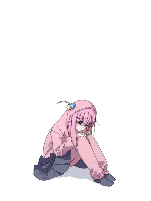 後藤ひとりの触覚は物質を無視して常に見えててほしいと言う気持ちの絵です 