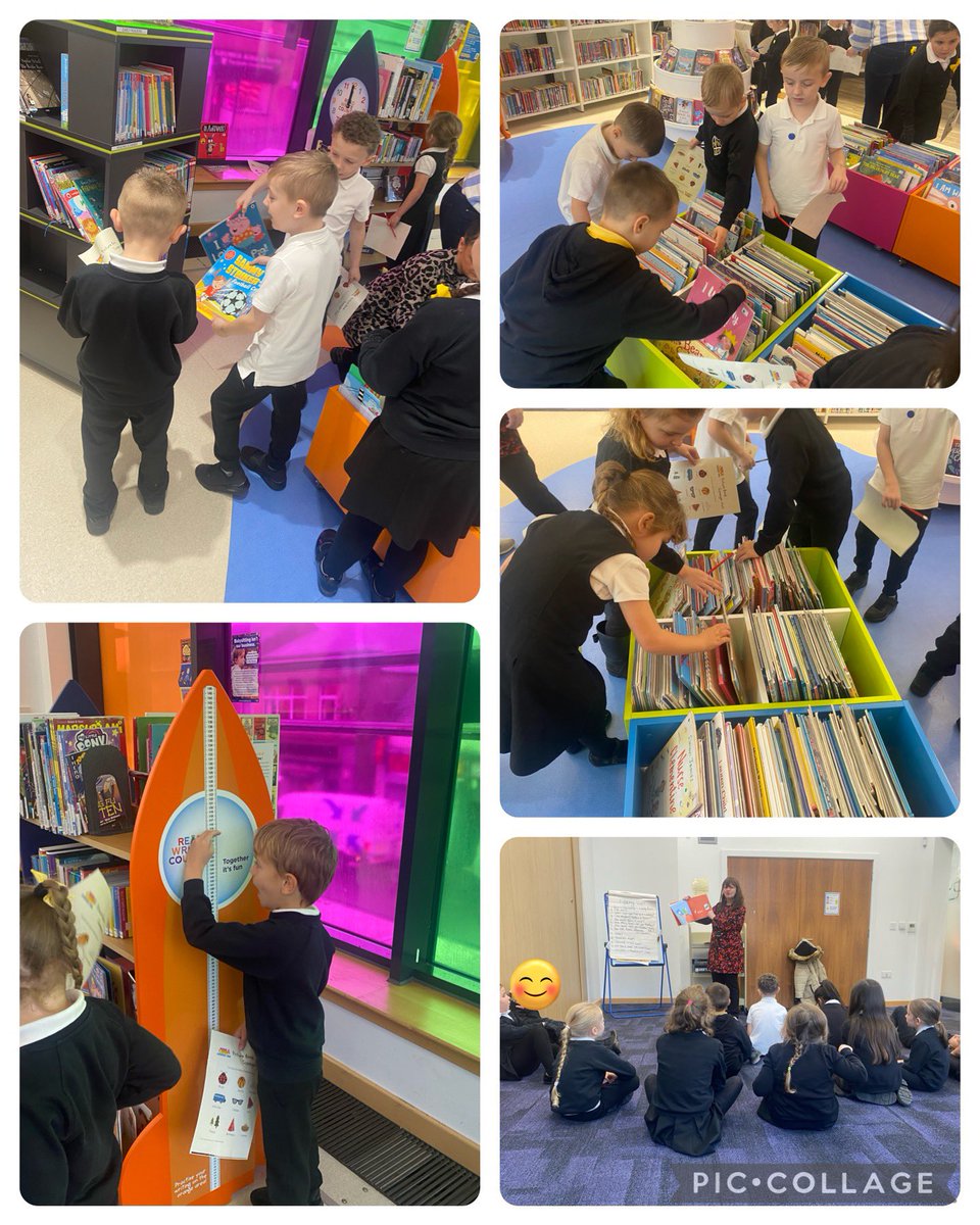 Primary 2 visited Denny Library this week. We found out what a library is for, took part in a scavenger hunt to find lots of interesting books and listened to a story! We also now have a class library card so we can borrow some books! @LibFalkirk @BookWeekScot