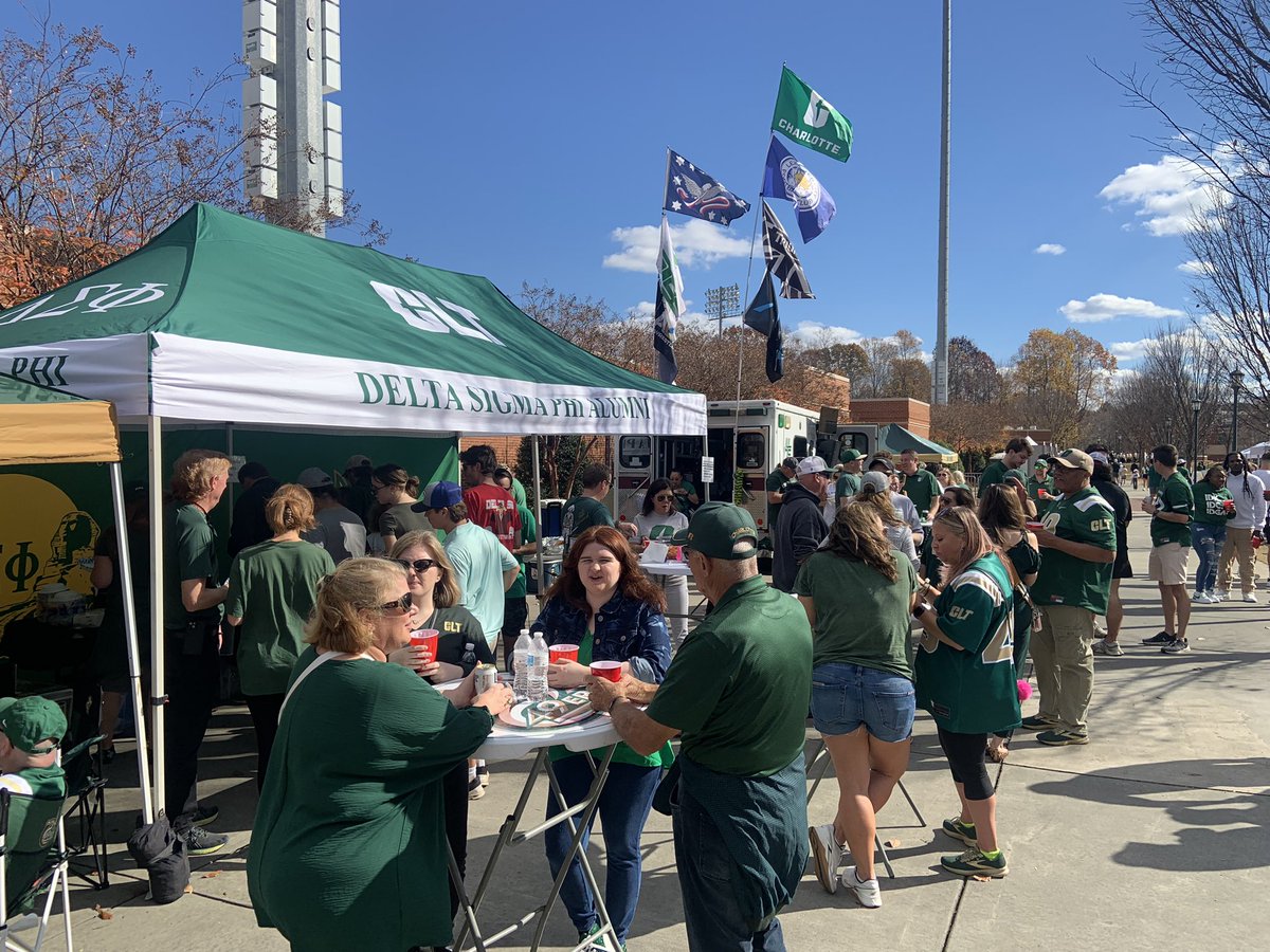 We managed to get a few new guys out to the tailgate including Marty Snider, the first President of Delta Sigma Phi (1988).