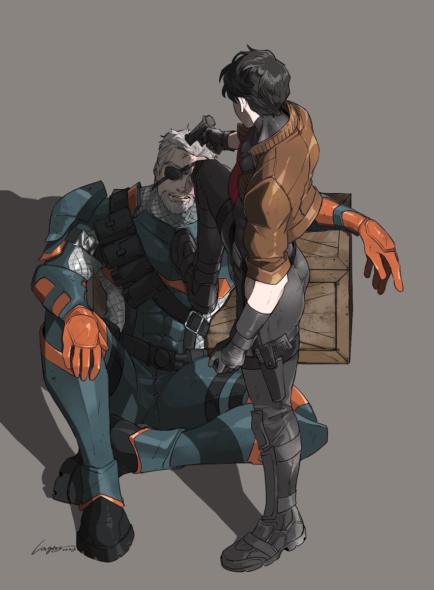 Lingi15's tweet image. #sladejay 又一次偷懶不畫背景🙃👍