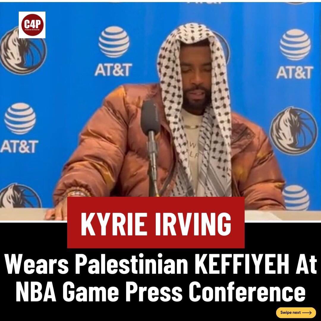 Respect to brother @KyrieIrving for standing up & not being afraid of the backlash. Not a coward sheep like others.