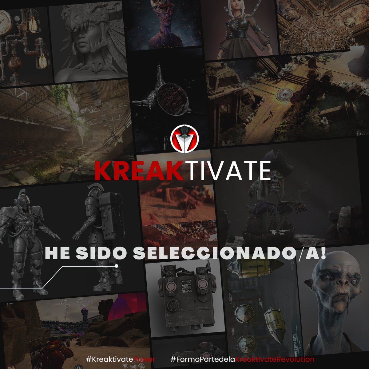 Sigo evolucionando en mi carrera profesional como Modelador 3D y estoy muy contento por el siguiente paso que voy a dar, ya que, he sido seleccionado para las mentorías con <a href="/Kreaktivate/">Kreaktivate</a> ! Con muchas ganas de seguir mejorando acompañado de grandes profesionales. Muchas gracias ^^