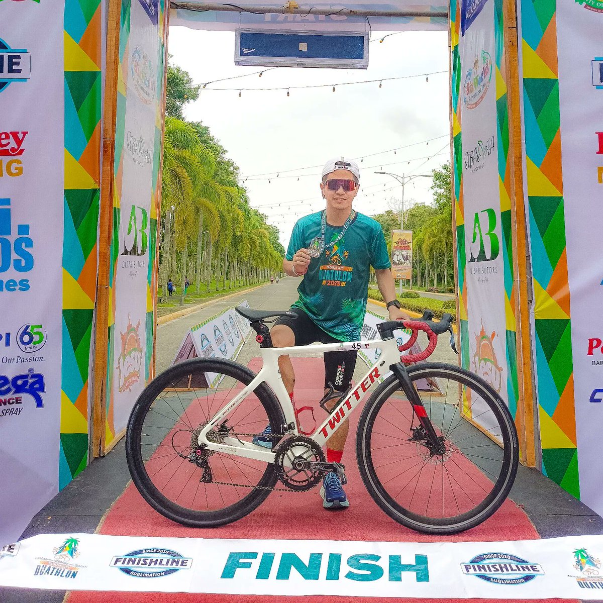 luckysalayaw's tweet image. strong finish with zero bikog sa bike leg pero makamatay ang headwinds ug uphell⛰️ Tnx God for a  zero injury in my third duathlon experience 🙏
FT: 3:31 (🏃10k; 1:10 _ 🚴40k; 1:44_🏃5k; 36min
#runbikerun #duathlon #potd #igphotoworld #igers