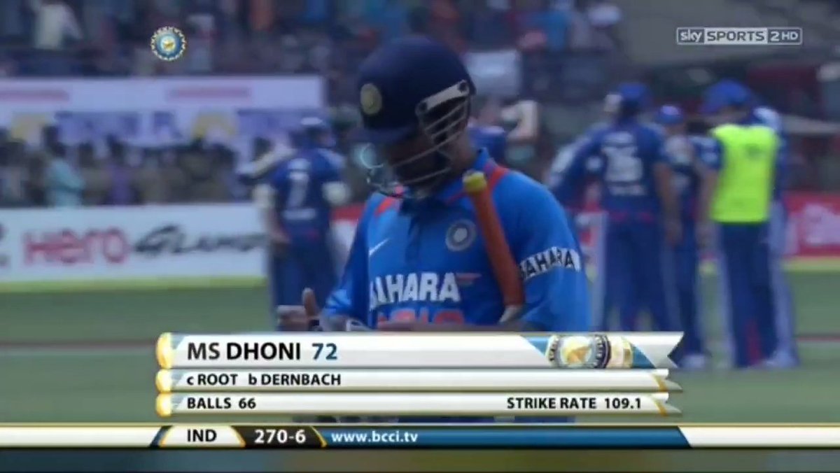Itzshreyas07's tweet image. MS Dhoni made us believe that you can score 250-300 even after losing 4 wickets on 100 odd runs . Used to stay till the end and post good total for oppositions with tailenders. He was such a beast in ODI cricket. Today&apos;s kids will never understand the impact he had as Batsman