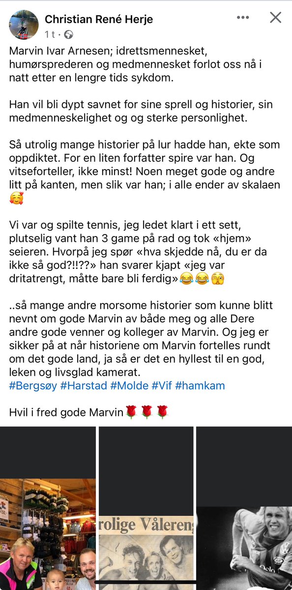 Marvin ❤️😭

Pølsefesten blir ikke den samme uten dine historier, men jeg lover at 105 gutter skal hedre deg. Hvil i fred ❣️