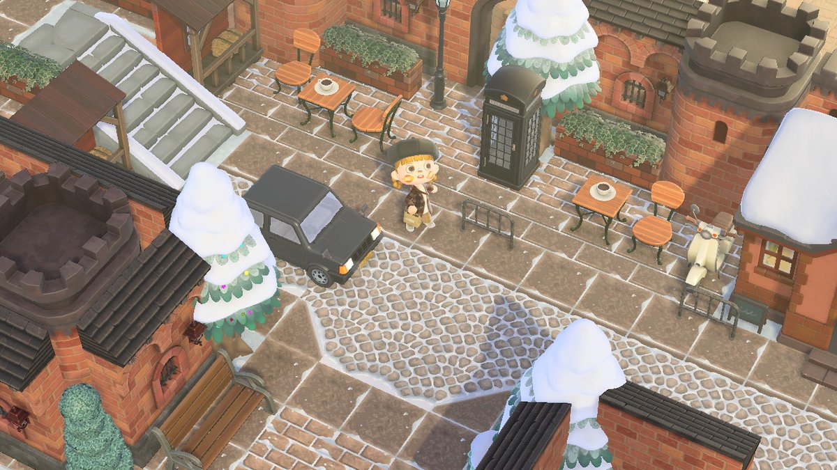 AcnhHeloise's tweet image. New paths and decoration ! #AnimalCrossing #ACNH #NintendoSwitch