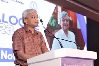 PIB_India's tweet photo. Office of the Principal Scientific Adviser to the Government of India jointly with the Indian Institute of Science, Bangalore, convened 'Dialogue 2023: Expanding Science and Technology Horizon'  

#Dialogue2023 held in Bengaluru facilitated extended stakeholder discussions on contemporary Science and Technology (S&T) Policy issues 

Read here: https://t.co/R2P12EnD5X