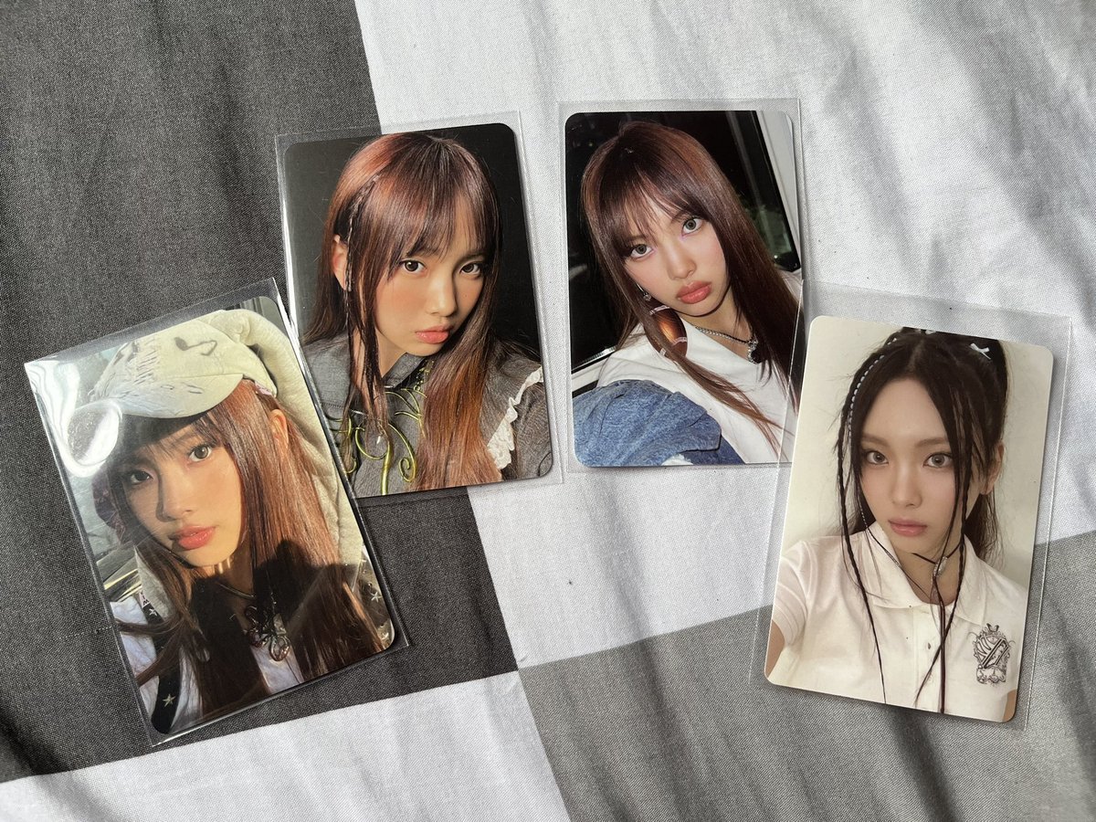 tinkerellez's tweet photo. ~°☆🛒 #tinkersellez {wts lfb ph}

‧°𐐪♡𐑂°‧ 
New Jeans Hyein Pcs

— ₱55 each !
— onhand
— 10/10 mint condi https://t.co/8TCbntg9Am