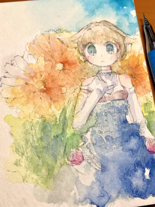 塗れたー